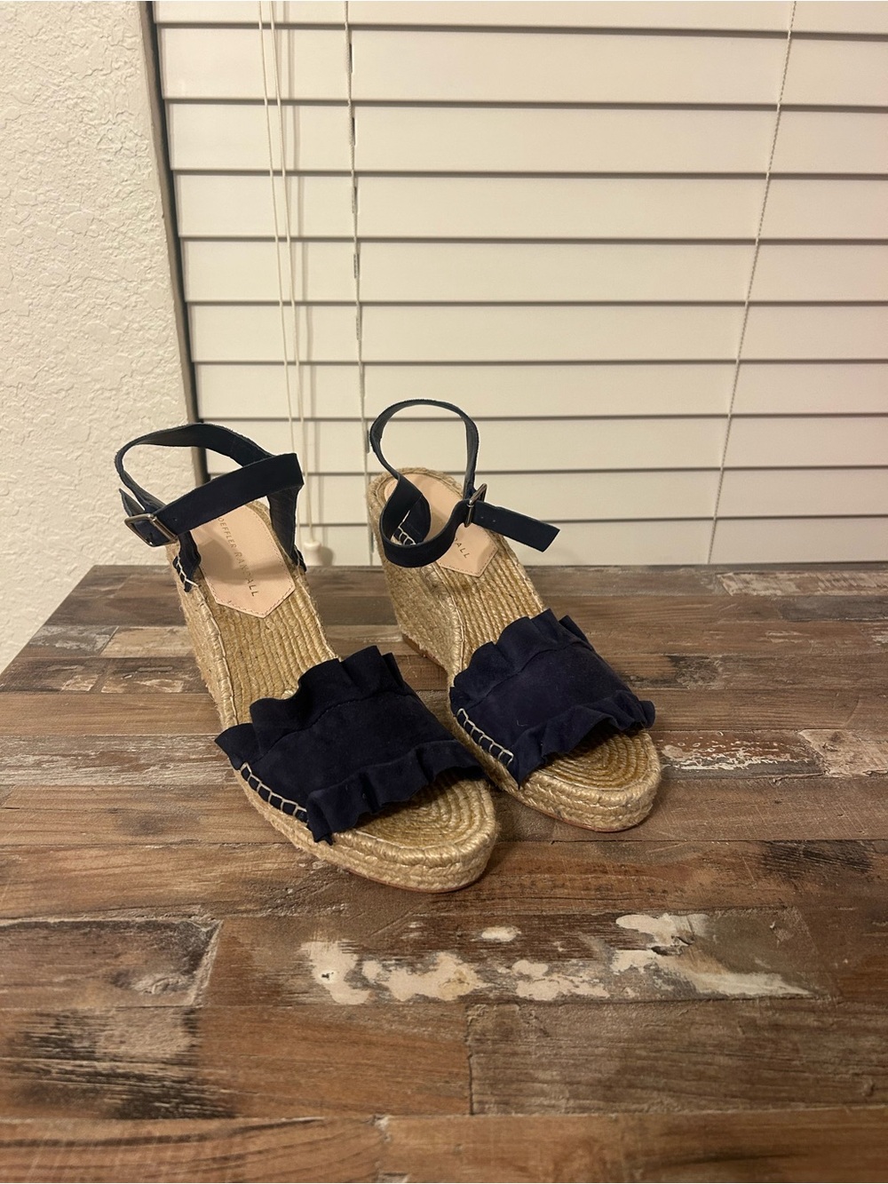 Loeffler Randall Navy Espadrille Wedge